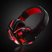 【LOTUS】電競耳機 耳罩式耳機 麥克風 電腦 手機 都適用黑紅