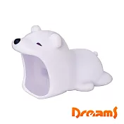 Dreams 大嘴巴豆腐頭咬線器(Apple專用) 冬眠北極熊