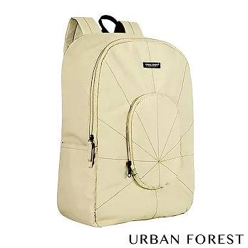 URBAN FOREST都市之森 樹-摺疊後背包/雙肩包 (基本色) 淺卡其
