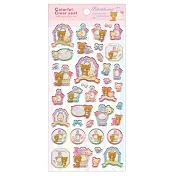 San-X 拉拉熊快樂甜心系列造型貼紙。粉色