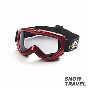 SNOWTRAVEL雪之旅 抗UV護目鏡 (防BB彈防霧)紅色