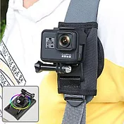【LOTUS】GOPRO 副廠 可調角度背包固定夾 適用多款運動相機