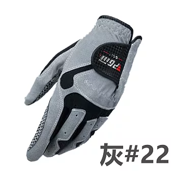 【PGM】灰色 超纖防滑手套 高爾夫手套 左手*1灰色 22碼