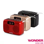 WONDER 藍牙/USB/TF/收錄音機 WS-T036U黑