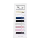 英國Ribbies 中性單色髮夾8入組