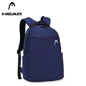 【HEAD 海德】簡約時尚後背包 (輕量 防潑水 大開口) HB0051 海軍藍