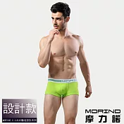 【MORINO摩力諾】時尚運動平口褲/四角褲 L 綠色