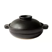 日本 Kamoshika 道具店—陶質土鍋(黑)