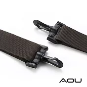 AOU YKK扣具 台灣製造 輕量活動式強化耐重肩背帶 側背肩帶 公事包背帶 尼龍背帶03-007D2咖啡