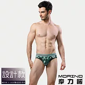 【MORINO摩力諾】幾何迷彩時尚三角褲 L 綠色