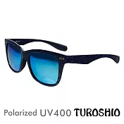 Turoshio TR90 偏光太陽眼鏡 粗框中性款 深海藍 H80141 C2
