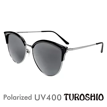 Turoshio TR90 偏光太陽眼鏡 貓眼混框 午夜黑 K1803 C1C
