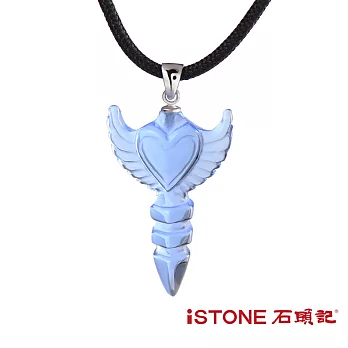 石頭記  水晶項鍊 - 一見頃心(六色選)藍水晶
