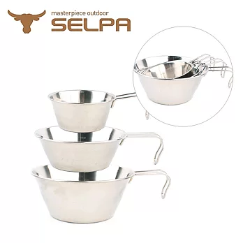 【韓國SELPA】不鏽鋼碗三件組/露營/登山/野餐