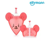 【韓國sillymann】 100%鉑金矽膠老鼠水袋-250ml粉