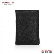 【vensers】小牛皮潮流護照夾(NB030101黑色)