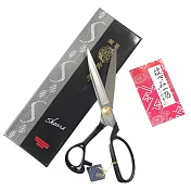 (黑盒)日本庄三郎剪刀8.5吋220mm剪刀A-220(日本內銷版;刃部與握把一體成型)