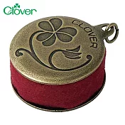 日本可樂牌Clover小巧復古董磨針器57-538(附金屬環可作鑰匙圈;表面古銅+絨布,生鏽針磨利)