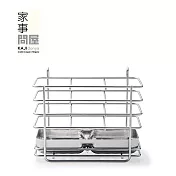 【家事問屋】日本製304不鏽鋼餐具瀝水收納直立掛架