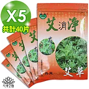 【心海文物】艾草清涼貼布5包40片(SH-0011)