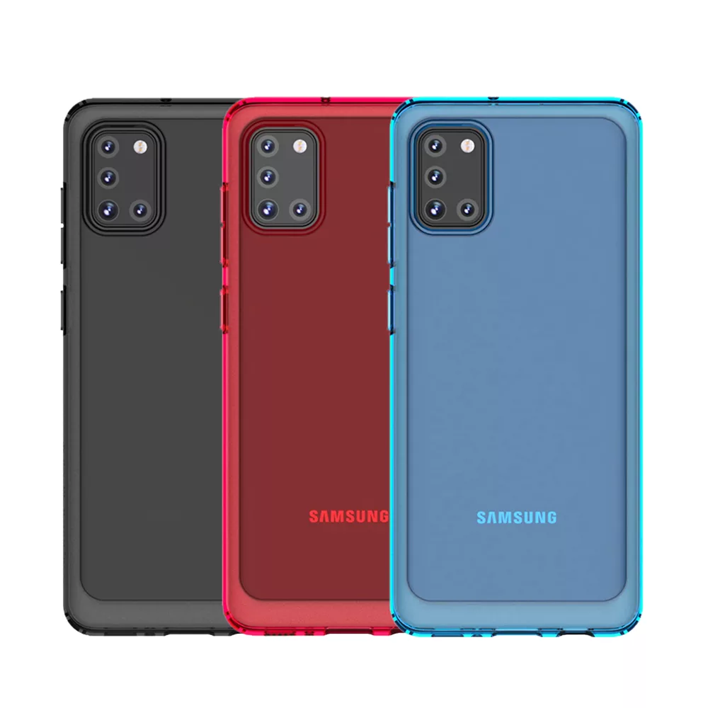 SAMSUNG Galaxy A31 TPU 原廠炫彩背蓋 (台灣公司貨)藍色