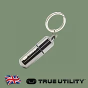 【TRUE UTILITY】英國多功能防水輕巧打火機鑰匙圈FireStash-吊卡版