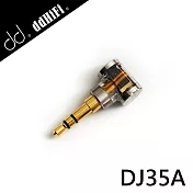 ddHiFi DJ35A 2.5mm平衡(母)轉3.5mm單端(公)轉接頭