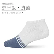 【老船長】(902-23)AG奈米銀除臭氣墊毛巾底船型襪-12雙入白色