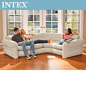 【INTEX】超大充氣L型沙發椅(68575)