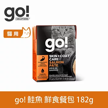 Go! 豐醬野生鮭魚 鮮食利樂貓餐包 182g | 貓罐 鮮食 濕食 鮭魚