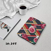 INJOYmall for iPad mini5 系列 Smart cover皮革平板保護套 附筆槽 時尚花朵款