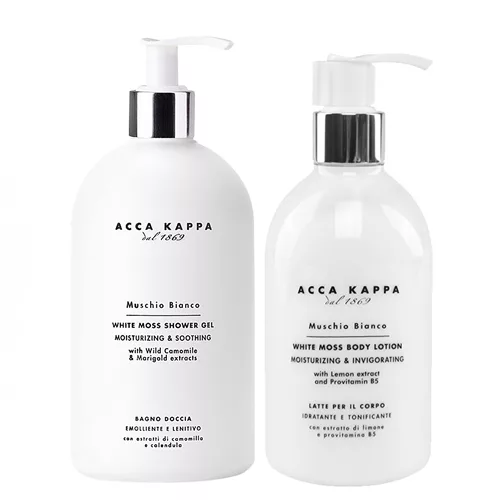博客來 Acca Kappa 白麝香沐浴乳500ml 白麝香美體保濕乳 身體乳 300ml