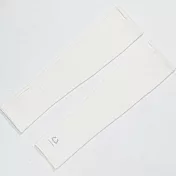 【U】COOCHAD - 冰鎮感快乾防曬長袖套 露指款 天然機能銅氨絲 (五色可選) 白色