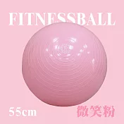 Funsport 歐力斯體適能健身球(55cm)送打氣筒(抗力球/瑜珈球/運動球)舒心藍
