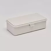 【TOYO BOX】 上掀式收納盒(大)-霧白