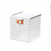 日本製【INOMATA】廚房儲物盒430ml 白