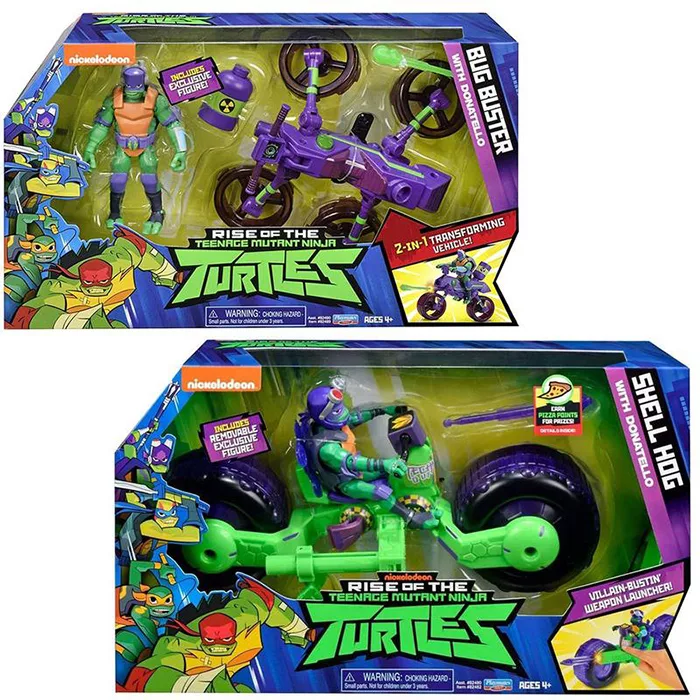 博客來 Playmates 忍者龜公仔戰鬥車shell Hog Bug Buster Cycle 2款1組 博客來 Playmates 忍者龜公仔戰鬥車shell Hog Bug Buster Cycle 2款1組