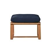 [MUJI無印良品]LD兩用凳座面套/水洗棉帆布/深藍