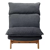 [MUJI無印良品]高椅背和室沙發用套/1人座/水洗棉帆布/灰色