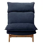 [MUJI無印良品]高椅背和室沙發用套/1人座/水洗棉帆布/深藍