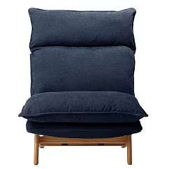 [MUJI無印良品]高椅背和室沙發用套/1人座/ 水洗棉帆布/深藍