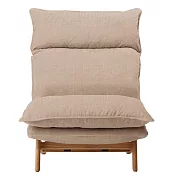 [MUJI無印良品]高椅背和室沙發用套/1人座/棉麻網織/米色