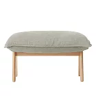 [MUJI無印良品]高椅背和室沙發用腳凳用套/水洗棉帆布/米色
