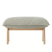 [MUJI無印良品]高椅背和室沙發用腳凳用套/ 水洗棉帆布/米色