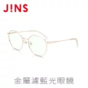 JINS 金屬濾藍光眼鏡(AFPC19A112)  金色