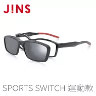 JINS Sports Switch 運動用磁吸式眼鏡-偏光鏡片(AMRF19S351)黑紅黑紅