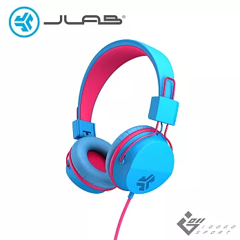 JLab JBuddies Studio 兒童耳機藍粉