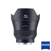 蔡司 Zeiss Batis 2.8/18 18mm F2.8 廣角鏡頭│for Sony E mount [公司貨]