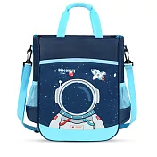 DF 童趣館 - 奇幻童趣兒童手提側背兩用手提袋-共2色藏青色太空人