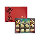 花蓮豐興餅舖 小月餅綜合禮盒2盒(每盒小月餅6入+綠豆小月餅6入)